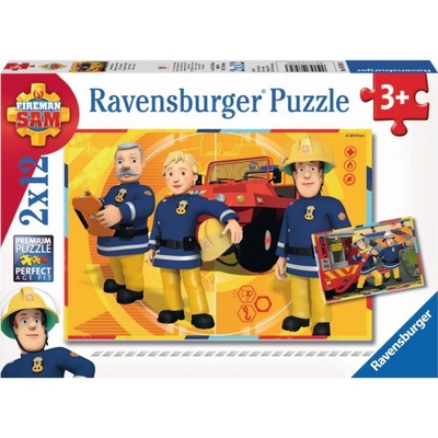 Ravensburger Požárník Sam: Sam v akci 2 x 12 dílků