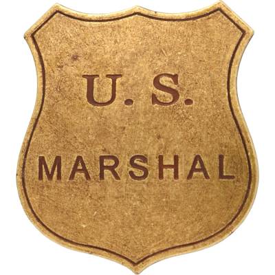 Denix Replika odznak zástupce US Marshal 8,8 cm