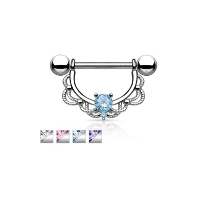 Piercingate piercing do bradavky PBR00023 růžová