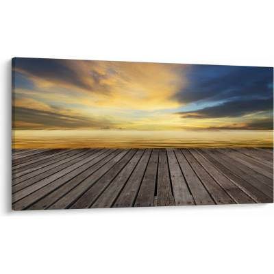 Obraz - Mólo s výhľadom, jednodielne 120x70 cm