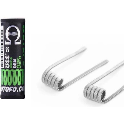 Wotofo Framed Staple Clapton předmotané spirálky 10ks 28+38*9+28+36 0.33ohm