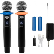 Mikrofón Veles X Dual Wireless Handheld Microphone Party Karaoke System with Receiver DWHM