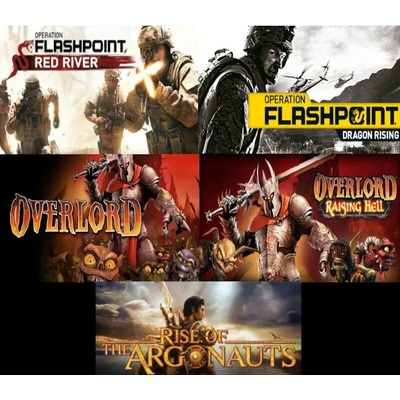 Operation Flashpoint: Red River + Operation Flashpoint: Dragon Rising + Rise of the Argonauts + Overlord + Overlord: Raising Hell Bundle