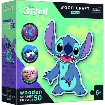 TREFL Wood Craft Junior Lilo & Stitch 50 dílků