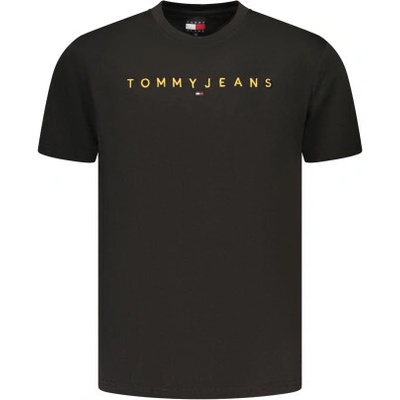 Tommy Hilfiger pánské tričko s krátkým rukávem Black
