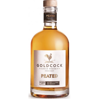 GoldCock Peated 45% 0,7 l (holá láhev)
