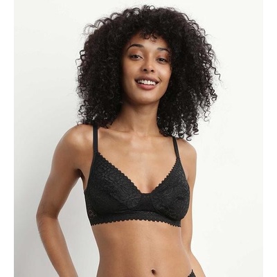 DIM Daily Dentelle wirwfree soft cup bra černá
