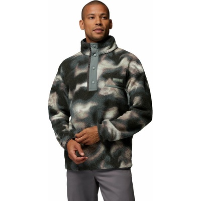 Columbia Helvetia™ II Printed Half Snap Fleece šedá/bílá