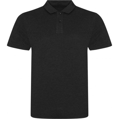 Pánská polokošile s krátkým rukávem tri-BLEND žíhaná černá