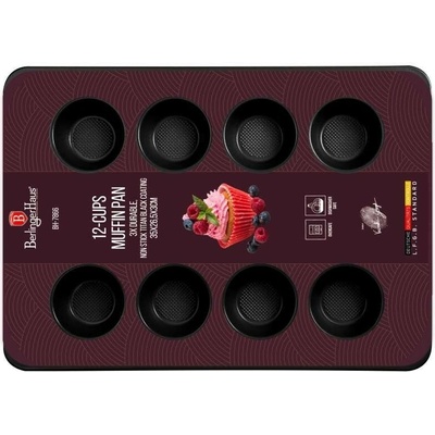 Berlingerhaus Forma na muffiny s nepřilnavým povrchem 12 ks Burgundy ollection BH-7866