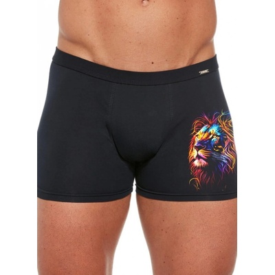 Cornette pánské boxerky Tattoo 280/226 Lion tmavě modrá – Hledejceny.cz