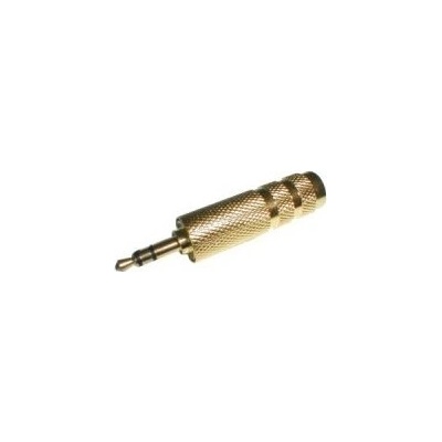 Redukce zástrčka Jack 3.5 stereo/ 6.3 stereo zásuvka zlatá – Hledejceny.cz