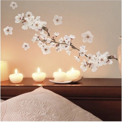 Samolepicí dekorace Photographic Blossom 59389 / Samolepky na zeď Crearreda (15 x 31 cm) – Hledejceny.cz