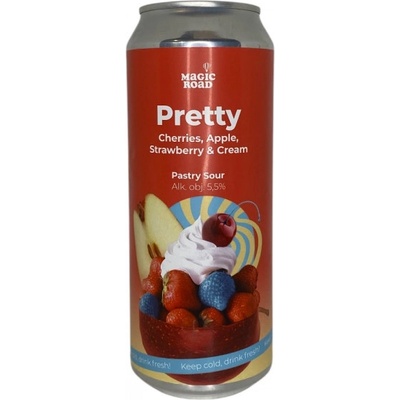 Cherries Apple Strawberries&Cream 18° 0,5 l (plech)