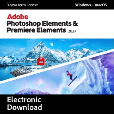 Adobe Photoshop & Premiere Elements 2027 3 roky