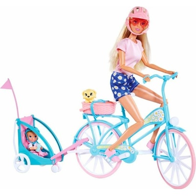 Simba Toys Steffi Love s kolem a přívěsem 2 v 1