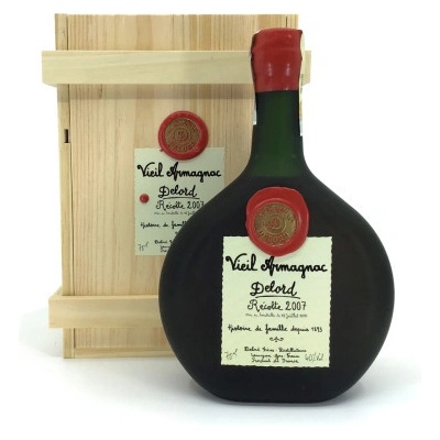 Armagnac Delord Millésimés ročník 2007 40% 0,7 l (kazeta)