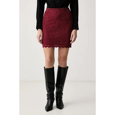 Guess sukňa DESIREE W6BD59.K7909 burgundské