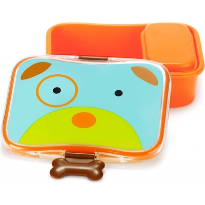 SKIP HOP Zoo Krabička na desiatu 4-dielna Psík