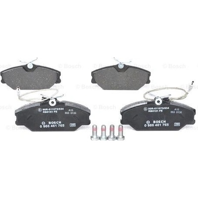 BOSCH Sada brzdových platničiek kotúčovej brzdy 0986461765
