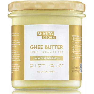 BeKeto Ghee propuštěné máslo 240 g