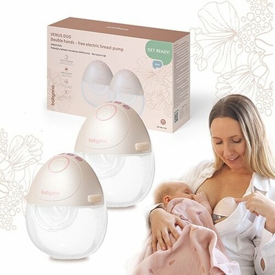 Babyono VENUS DUO dvojitá hands free elektrická