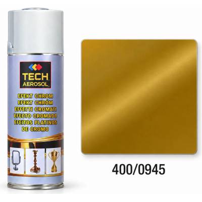 PRO-TECH Chrom efekt dekoratívna farba v spreji 400 ml – zlatá antika