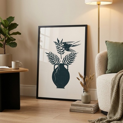 Kristína Babulicová | Křehká přítomnost Rám: Bílý, Velikost: 70 x 50 cm – Hledejceny.cz