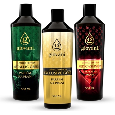 Giovani Koncentrovaný parfém na praní LIMITED EDITION 3 x 500 ml