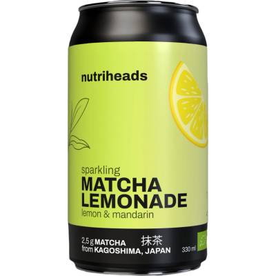 Nutriheads Matcha Lemonade BIO citrón a mandarinka 330 ml