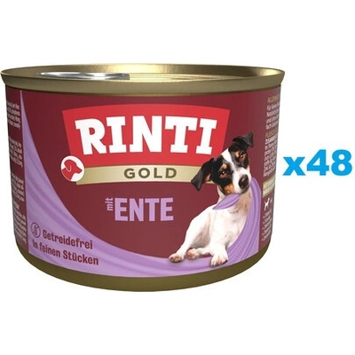 Rinti Gold Adult Duck hearts Mini 48 x 185 g