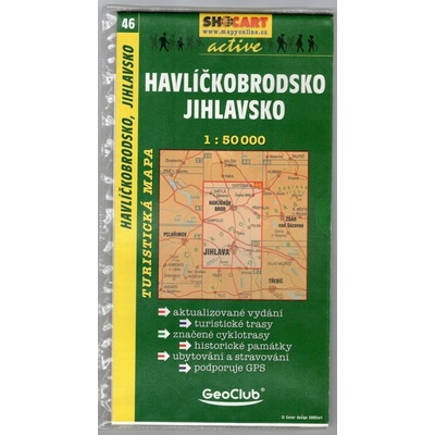č.46 Turistická mapa ST 46 Havlíčskobrodsko – Hledejceny.cz