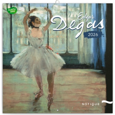 Poznámkový kalendář Edgar Degas 2026 - nástěnný kalendář – Hledejceny.cz