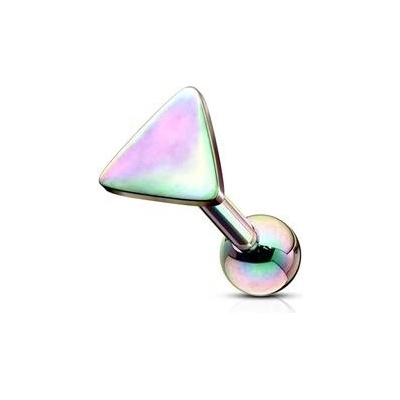 Šperky4U Cartilage piercing do ucha trojúhelník CP1054-W