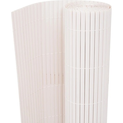 PVC zahradní plot bílý 90 x 300 cm odolný proti UV záření