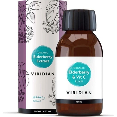 Viridian Elderberry Extract Organic + Vitamin C 100 ml