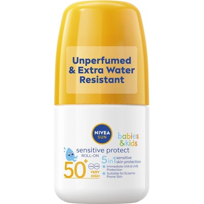 Nivea SUN dětský Sensitive roll-on OF50+ 200 ml – Hledejceny.cz