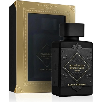 Lattafa Bade'e Al Oud Black Exposed parfémovaná voda unisex 100 ml