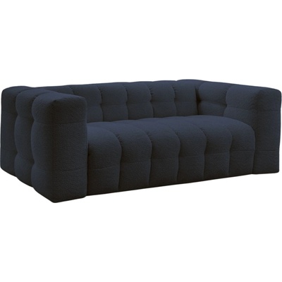 Bobochic Paris Tmavě modrá bouclé rozkládací pohovka Cloud 228 cm