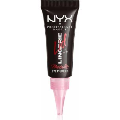 NYX Professional Makeup Lid Lingerie krémové očné tiene Gothic Garter 6 ml