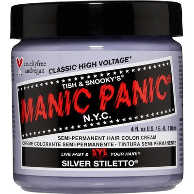 Manic Panic Silver Stiletto barva na vlasy 118 ml