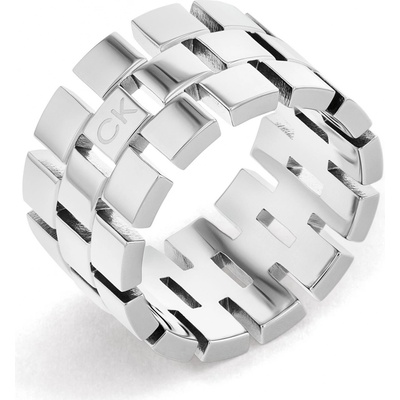 Calvin Klein oceľový prsteň Geometric 35000324