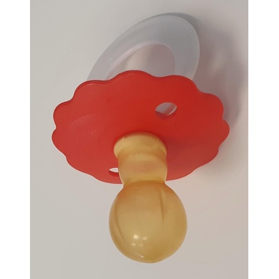 Suavinex šidítko Flora kulaté latex červená