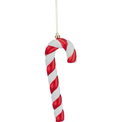 OBI Vianočná ozdoba cukrová palička, červená a biela, 25 cm