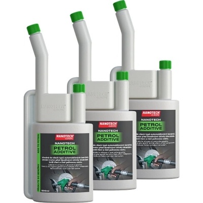 NANOTECH-EUROPE Aditivum do benzínu 3 x 500 ml