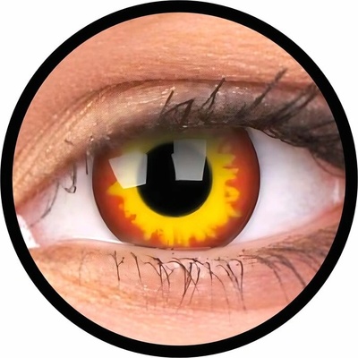 MaxVue Vision ColourVue Crazy čočky Wildfire 2 ks tříměsíční nedioptrické – Hledejceny.cz