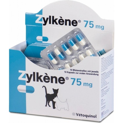 Vetoquinol Zylkéne 225 mg 10-30 kg 100 kapsúl