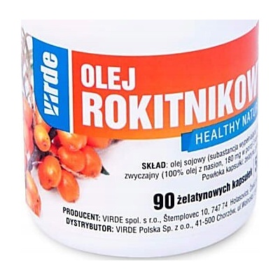 Virde Rakytníkový olej doplněk stravy 90 kapslí