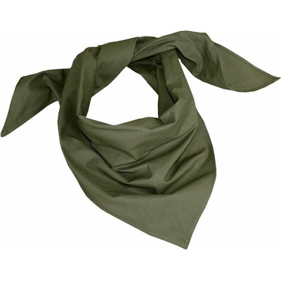bavlněný šátek bandana olivová