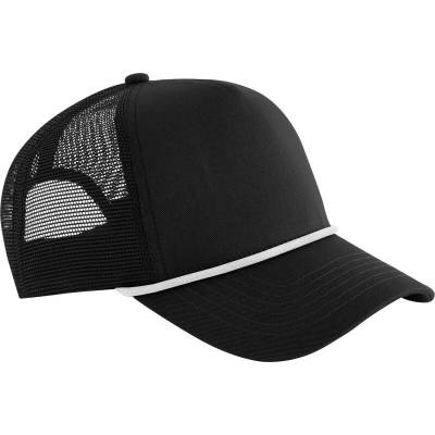Beechfield kšiltovka B 633 Rope Trucker black/white